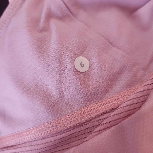 Lululemon Hustle & Bustle Tame Me Tank Top Pink Coral Peach Sz 6 Gorpcore Y2K - Picture 8 of 8
